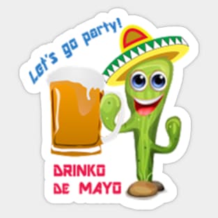 Drinko De Mayo Sticker